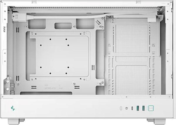 DEEPCOOL Case CH260 WH, mATX, Průhledná bočnice, bílá