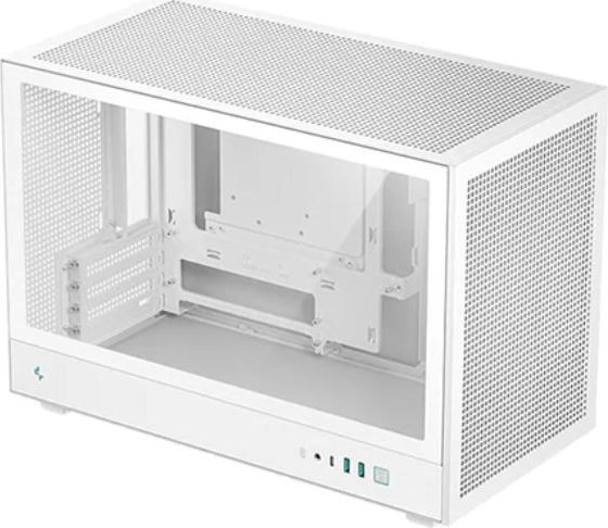 DEEPCOOL Case CH260 WH, mATX, Průhledná bočnice, bílá