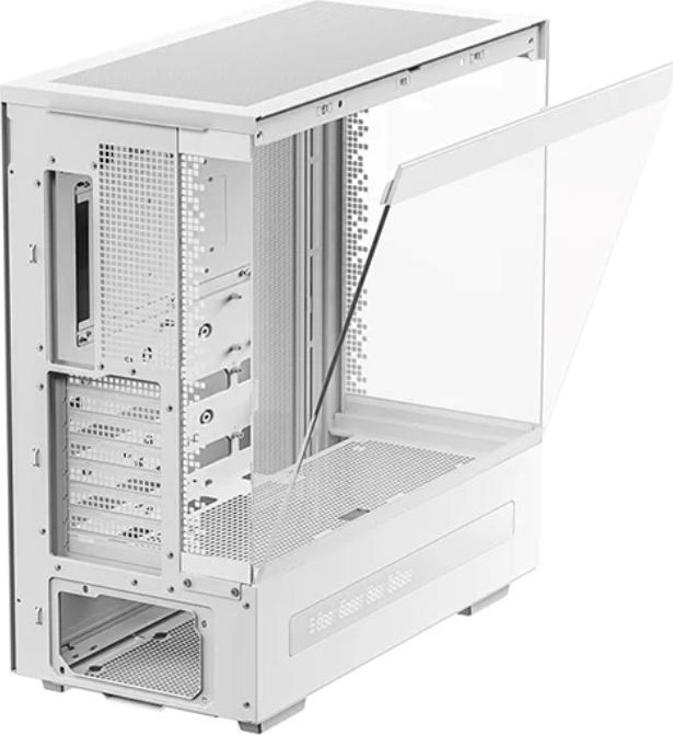 DEEPCOOL Case CH690 DIGITAL WH, ATX, Průhledná bočnice, bílá