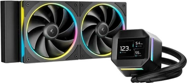 DEEPCOOL Vodní chladič LM240, ARGB, 2x 120mm, AM5, LGA1851, černá