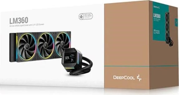 DEEPCOOL Vodní chladič LM360, ARGB, 3x 120mm, AM5, LGA1851, černá
