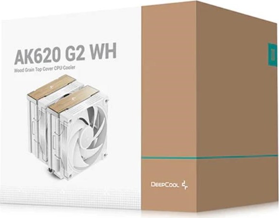 DEEPCOOL CPU Chladič AK620 G2 WH, 2x120, LGA1851, AM5, bílá