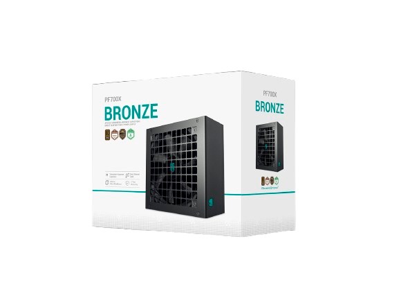 DEEPCOOL GAMERSTORM zdroj 700W PF700X, 120mm, 80+ Bronze, černá