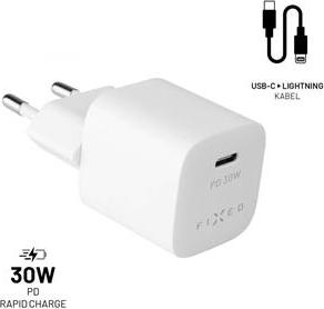 FIXED nab.,USB-C, USB-C/Lightning,1.2m, MFI, 30W