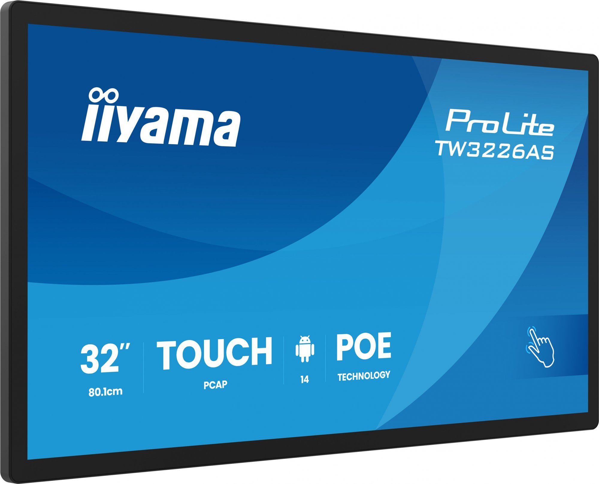 32" iiyama TW3226AS-B3P:VA,FHD,Android,POE