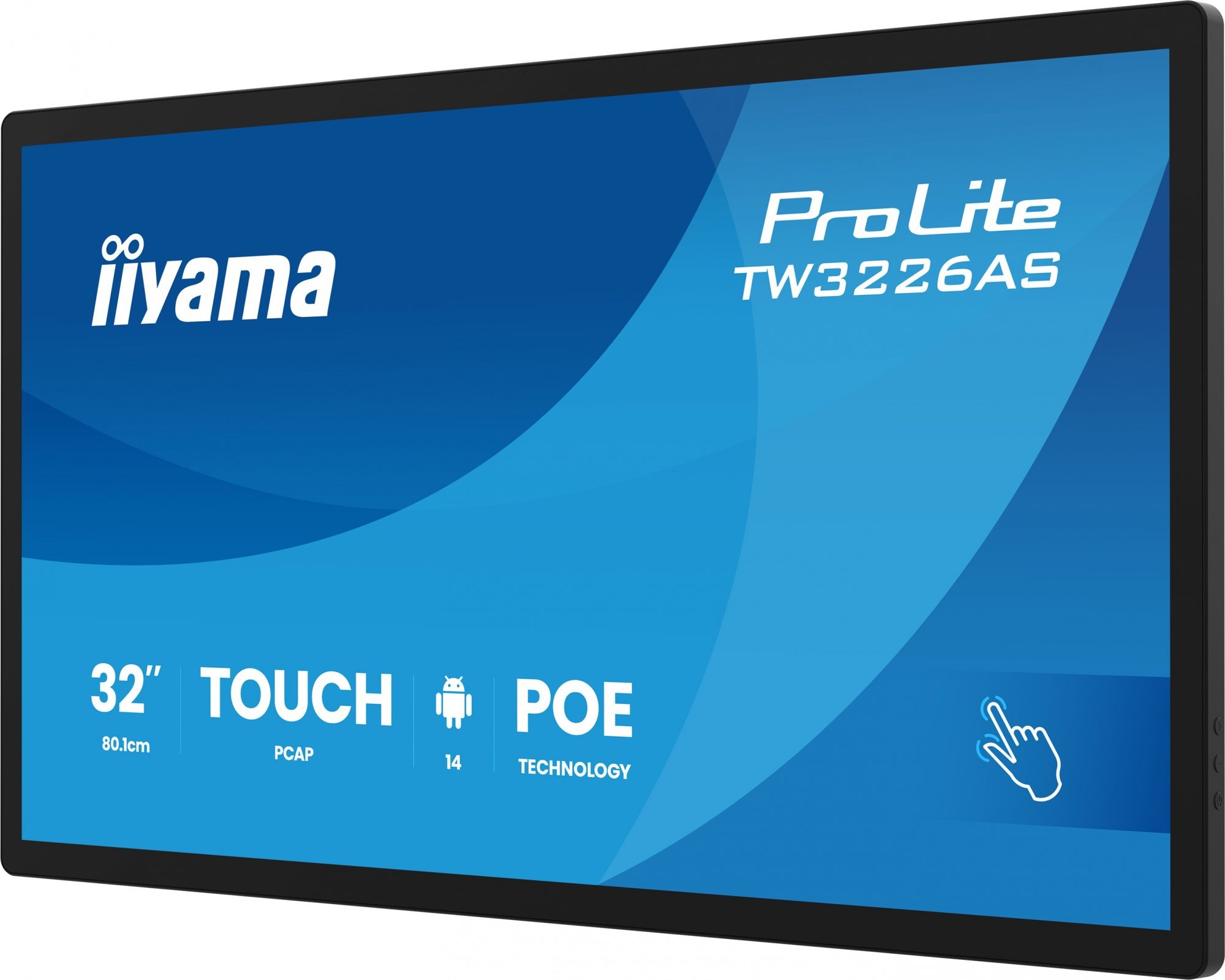 32" iiyama TW3226AS-B3P:VA,FHD,Android,POE