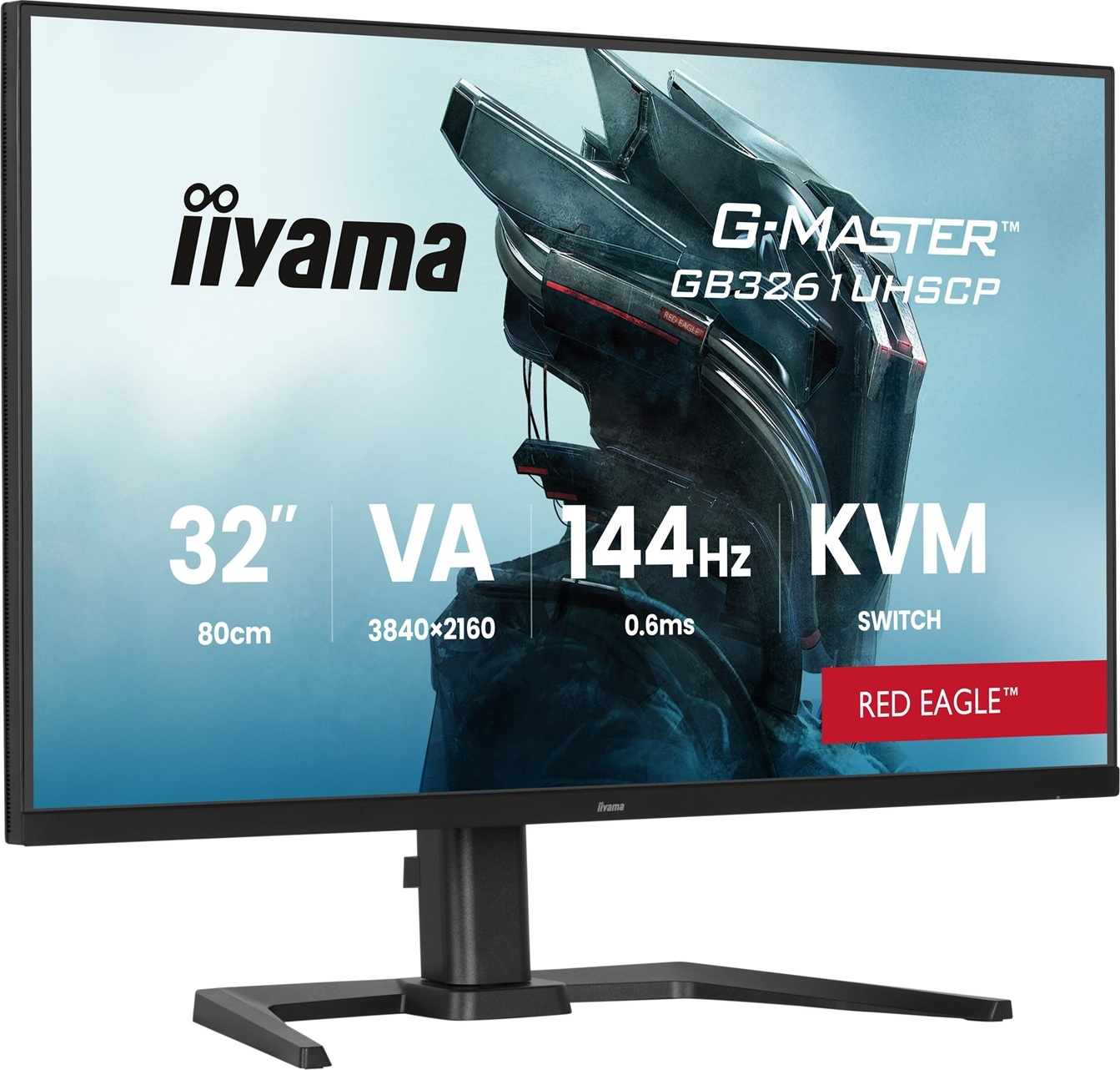 iiyama G-Master/GB3261UHSCP-B1/31,5"/VA/4K UHD/144Hz/0,6ms/Černá/3R