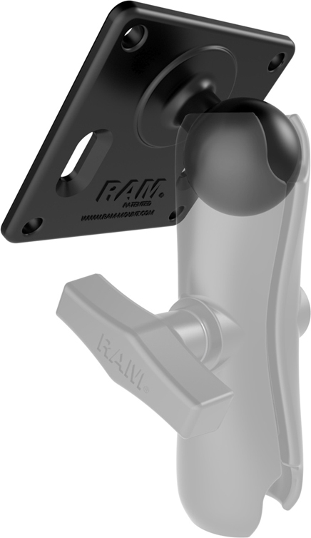 BRODIT RAM Mounts držák VESA 75x75 mm, s 1,5" kulovým čepem, RAM-2461U