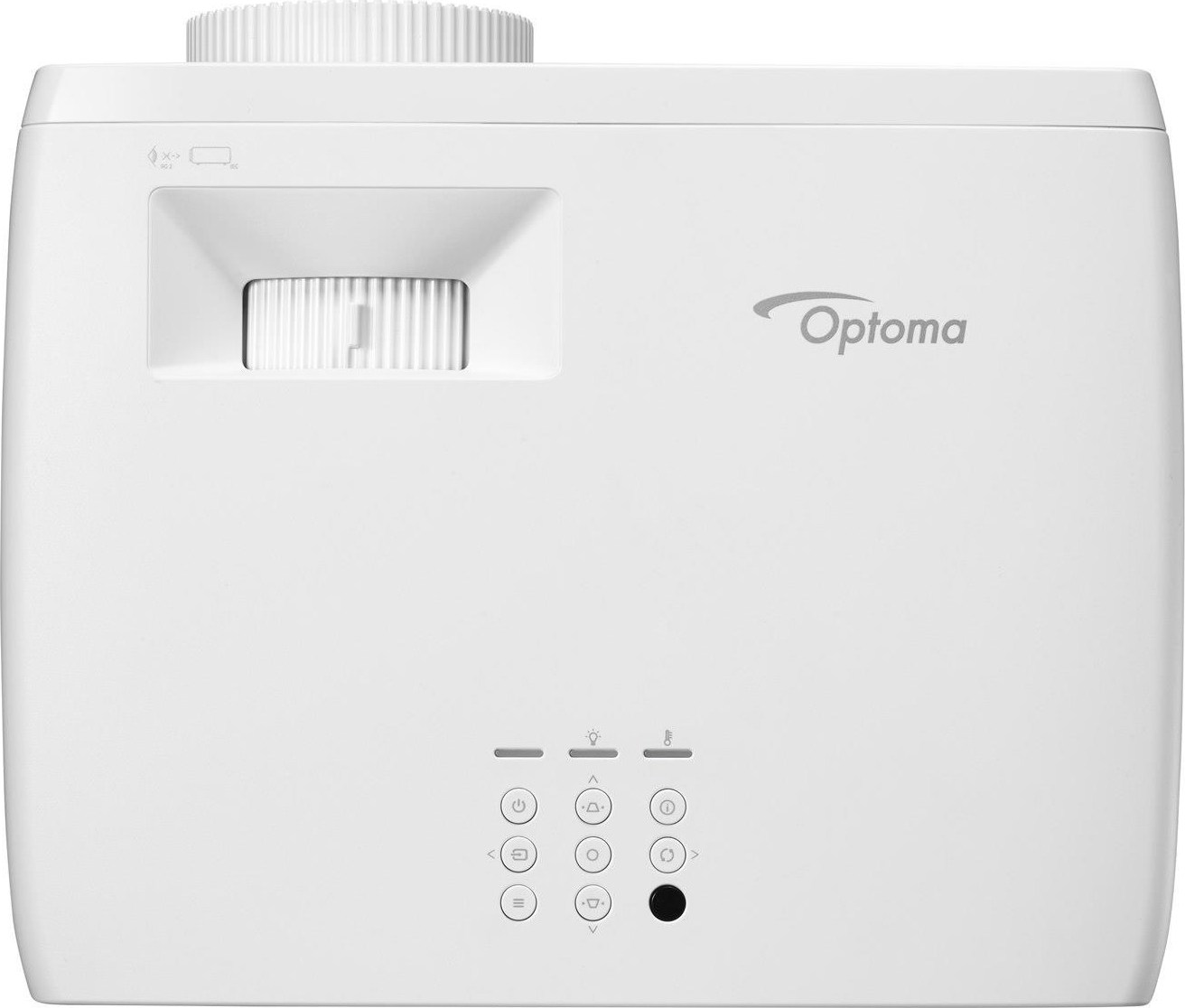 Optoma projektor UHZ35  (DLP, Laser, UHD, 3500 ANSI, HDMI, RS232, RJ45, USB-A power, repro 1x15W) . mírně poškozená krab
