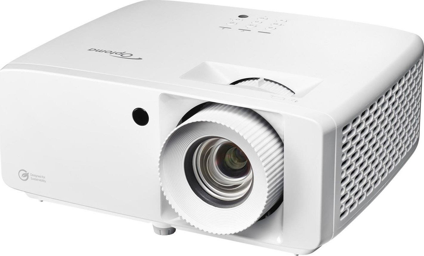 Optoma projektor UHZ35  (DLP, Laser, UHD, 3500 ANSI, HDMI, RS232, RJ45, USB-A power, repro 1x15W) . mírně poškozená krab