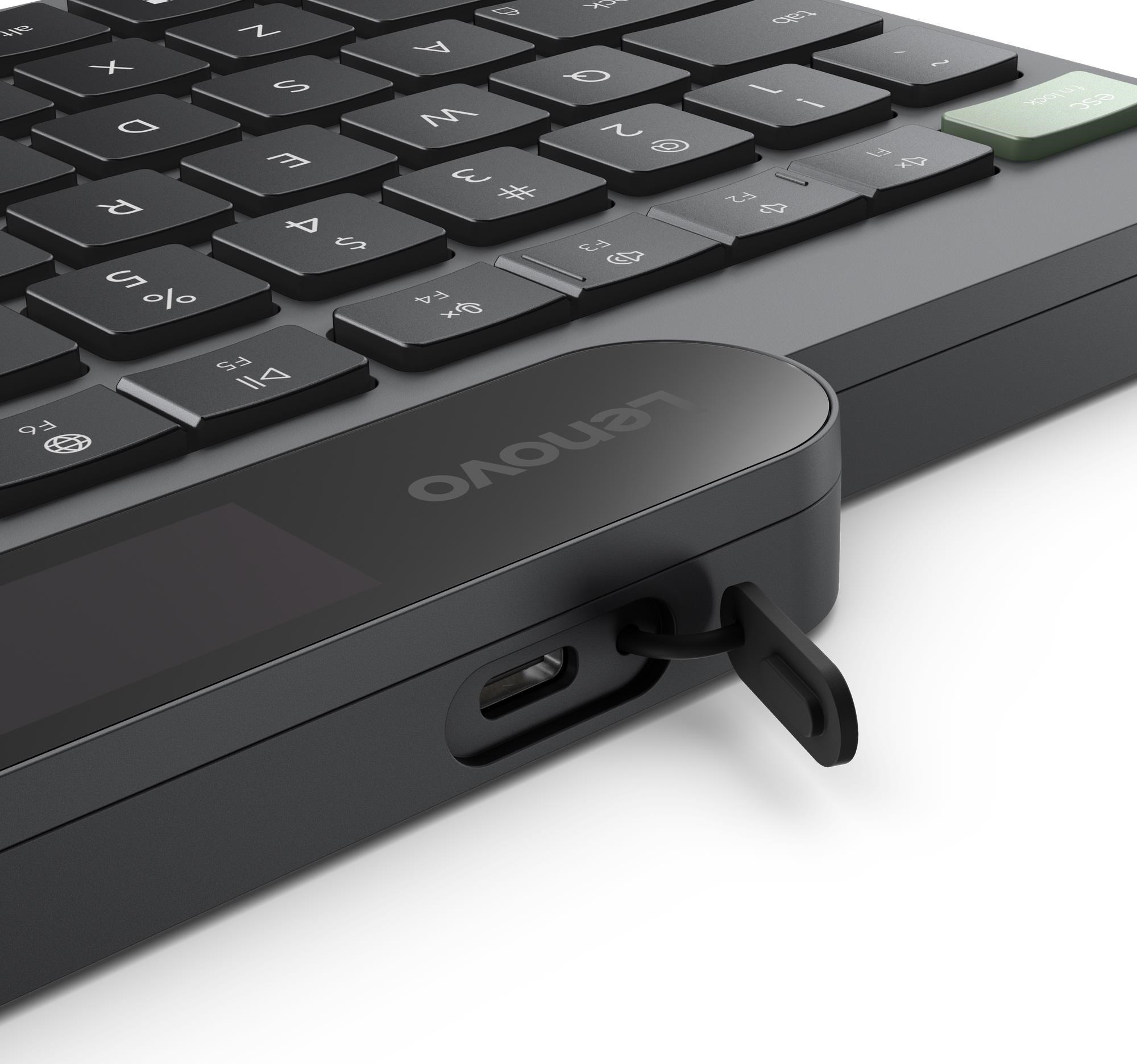 LENOVO klávesnice bezdrátová Self-Charging Bluetooth Keyboard - CZ