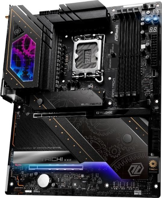 ASRock MB Sc LGA1851 Z890 TAICHI, Intel Z890, 4xDDR5, 1xHDMI, 2xThunderbolt, WI-FI