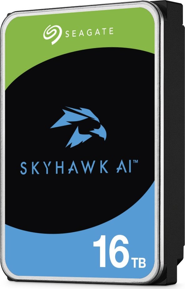 SEAGATE HDD 16TB SKYHAWK AI, 3.5", SATA 6Gb/s, 7200 RPM, Cache 512MB