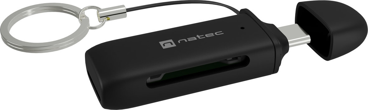 Čtečka karet Natec SCARAB C SD/MICRO SD USB 3.2 GEN 1, Černá