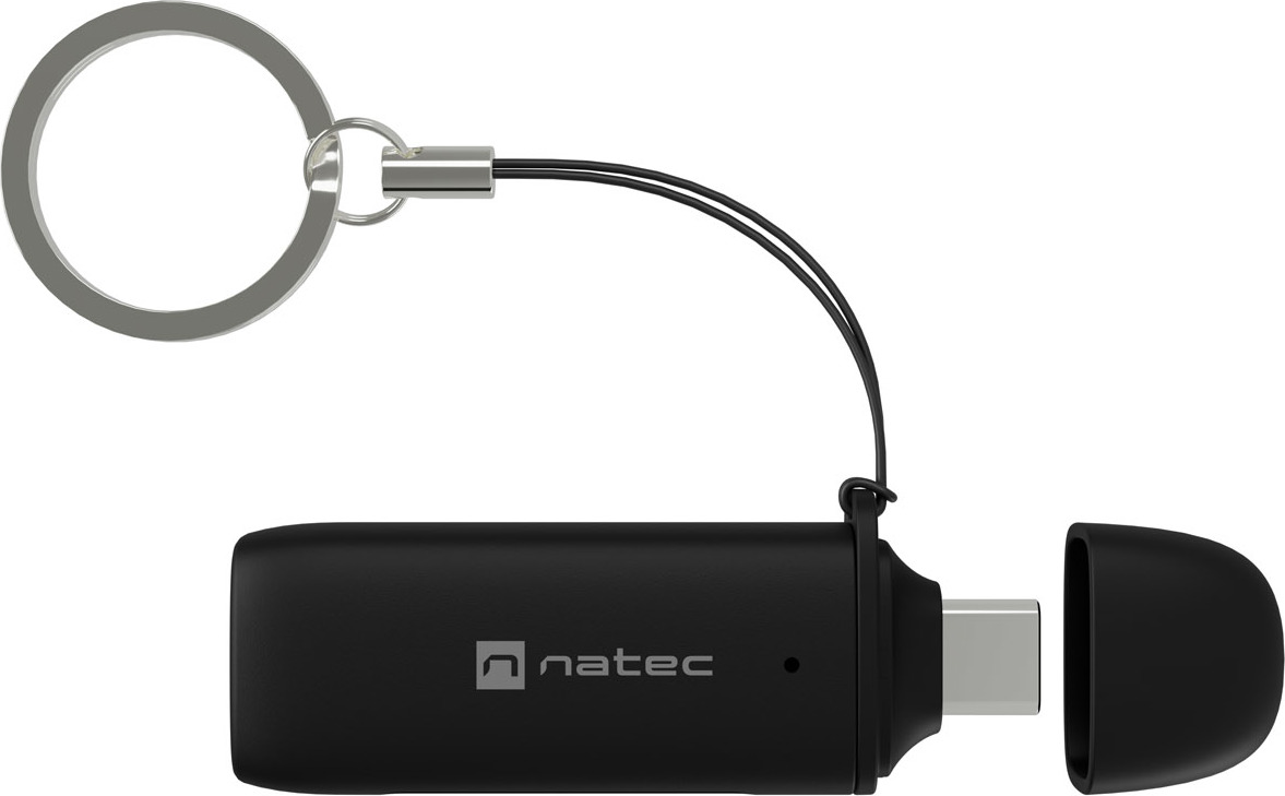 Čtečka karet Natec SCARAB C SD/MICRO SD USB 3.2 GEN 1, Černá