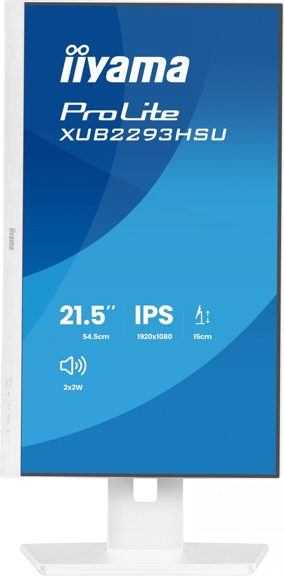 iiyama ProLite/XUB2293HSU-W7/21,5"/IPS/FHD/100Hz/1ms/Bílá/3R