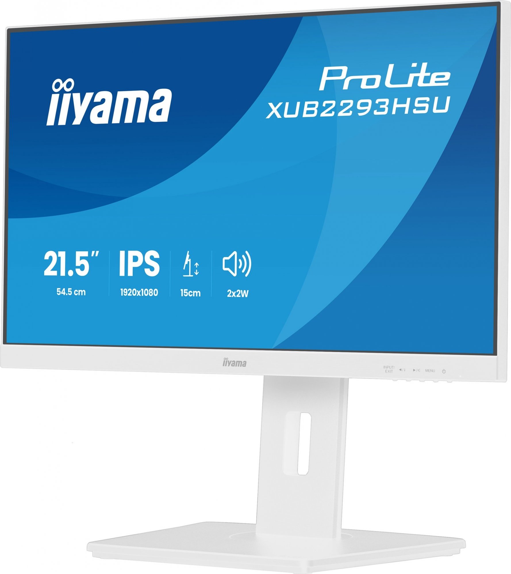 iiyama ProLite/XUB2293HSU-W7/21,5"/IPS/FHD/100Hz/1ms/Bílá/3R