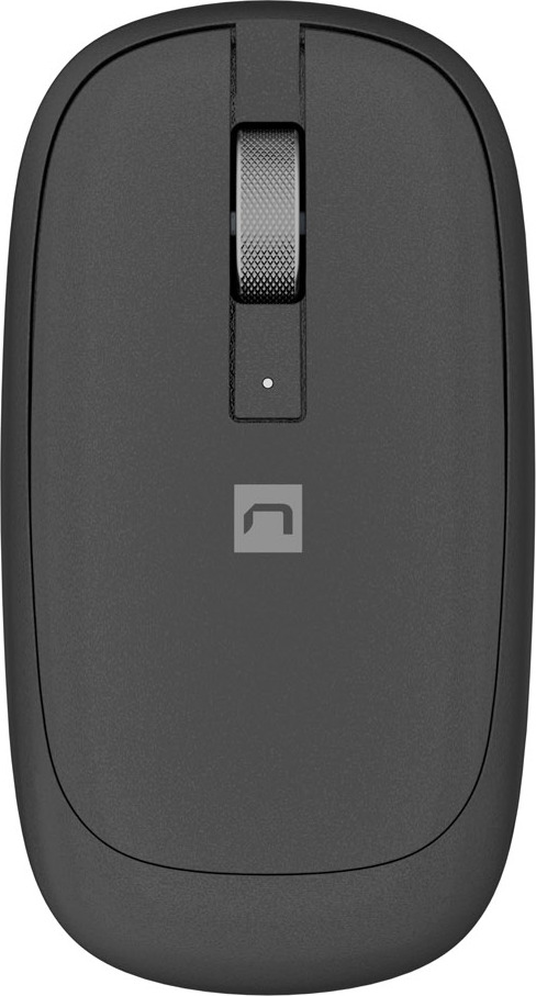 Myš bezdrátová Natec LARK/Kancelářská/Blue Sense/4 000 DPI/USB+BT/Černá