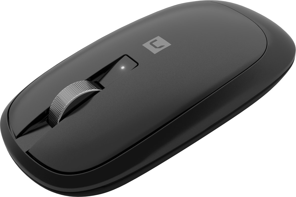 Myš bezdrátová Natec LARK/Kancelářská/Blue Sense/4 000 DPI/USB+BT/Černá