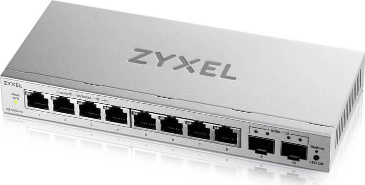 Zyxel GS1200-10 10-port Desktop Gigabit Web Smart switch