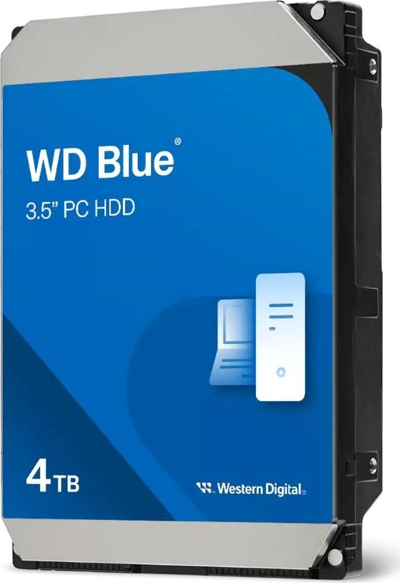 Western Digital WD BLUE WD40EZZX 4TB, SATA III 3.5", 128MB 5400RPM, 180MB/s, CMR