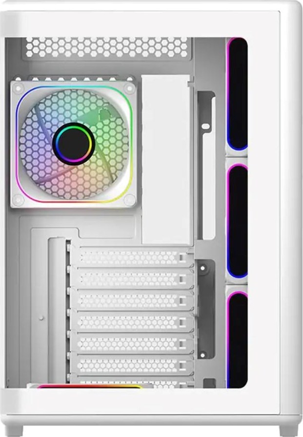 CoolerMaster Cooler Master case Elite 600, ATX, Průhledná bočnice, 7x 120mm ARGB Fan, Bílá