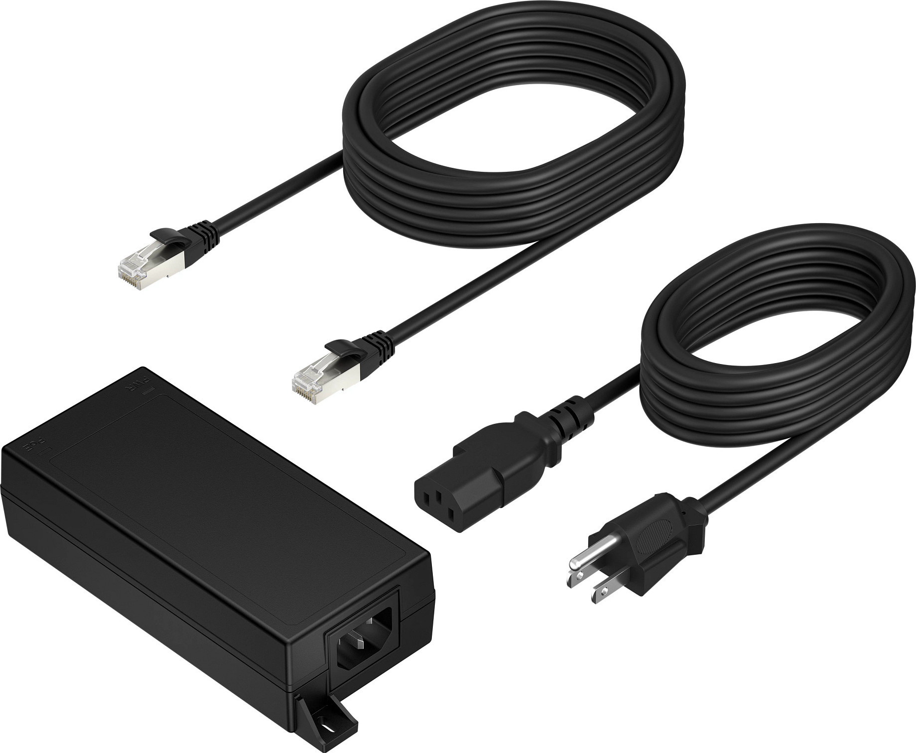 HP Inc. Poly PoE++ 65W 2.5G Adapter with 3.66m CAT6A Cable and Power Cord