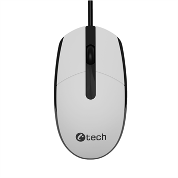 C-TECH Myš WM-10, černo/bílá, USB