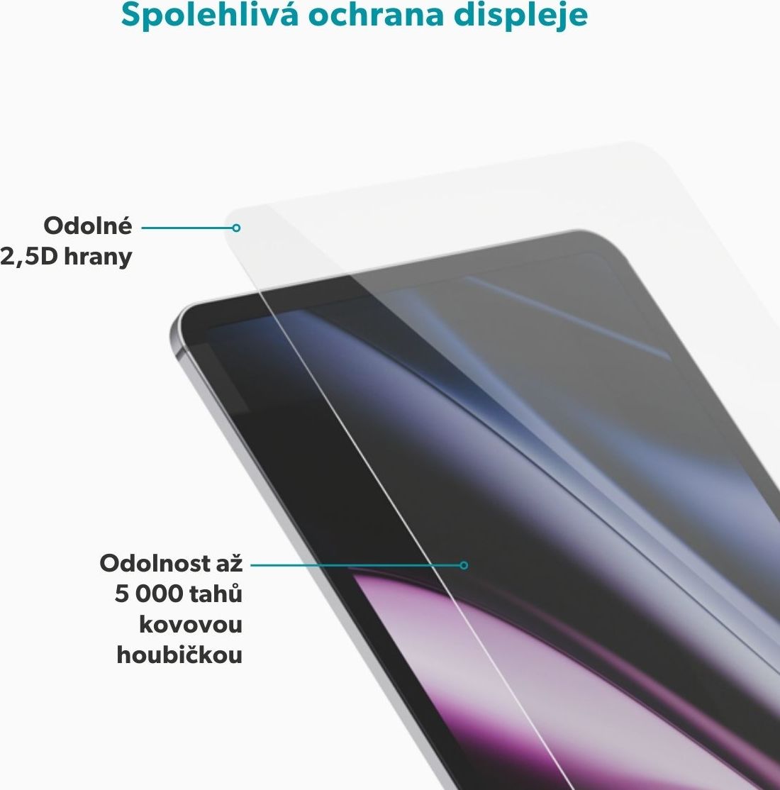 Epico Glass Screen Protector iPad Pro 13" M4/M5 s aplikátorem