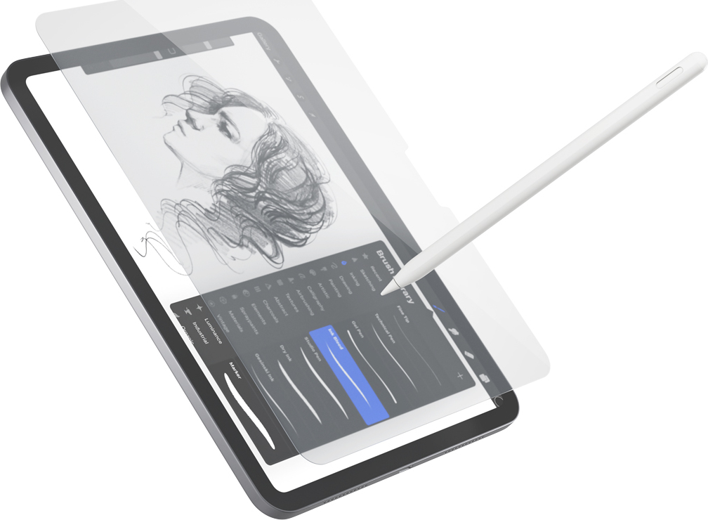 Epico Paper Texture Glass Screen Protector iPad Pro 13" M4/M5 s aplikátorem
