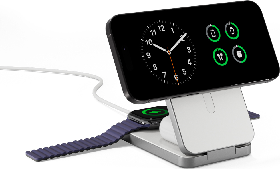 Epico UltraBase 4in1 8000mAh Fold powerbanka & bezdrátový nabíjecí stojánek EF50