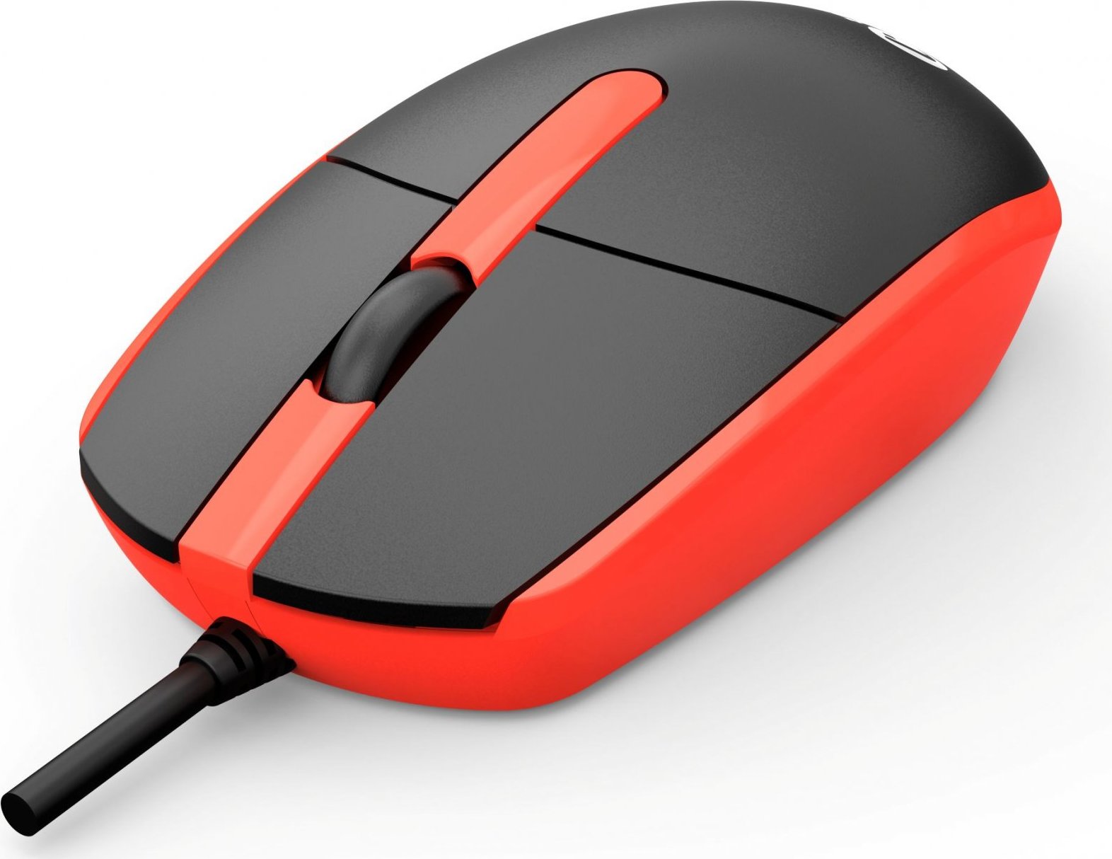 C-TECH Myš WM-10, černo/červená, USB