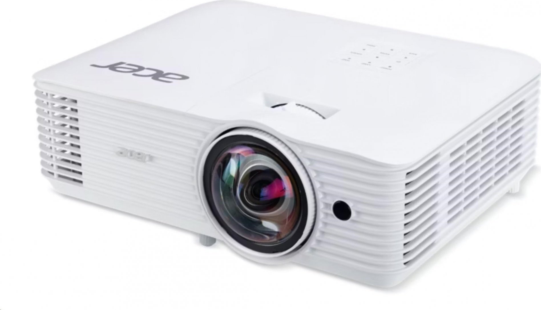 ACER Projektor S1287n,ShortThrow,1024x768,4000ANSI,VGA,HDMI,RJ45,REPRO,5000h,LAN,White