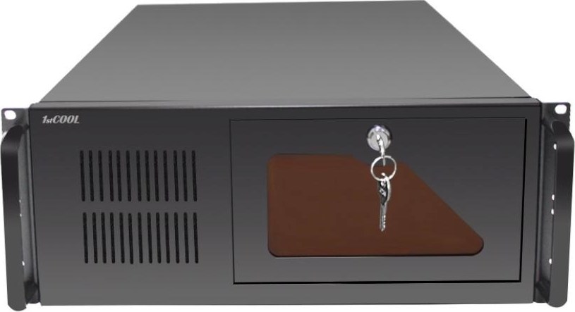serverová skriňa 1stCOOL IPC 4U-450, 19" Rack Black, bez zdroja napájania