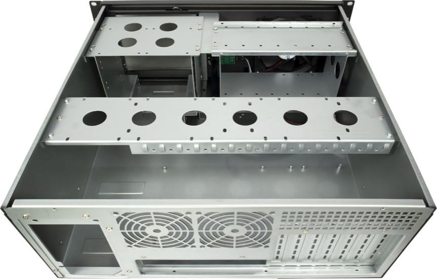 serverová skriňa 1stCOOL IPC 4U-450, 19" Rack Black, bez zdroja napájania