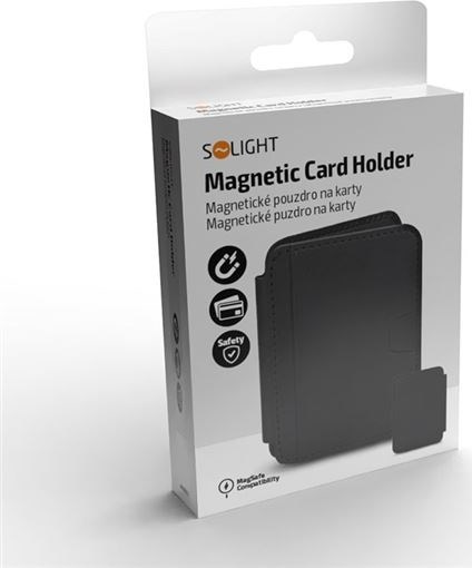 Solight magnetické pouzdro na karty, MagSafe kompatibilní