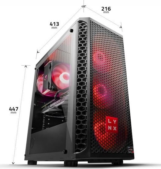 LYNX Challenger Ryzen 5 9600X 32GB 1TB SSD NVMe RTX 5060 Ti 8G W11 Home