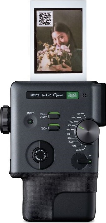 Fuji Fujifilm INSTAX MINI EVO CINEMA hybridní instantní fotoaparát - černý