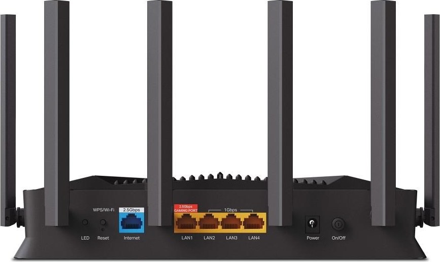 TP-Link Archer GE400 EasyMesh WiFi7 router (BE6500,2,4GHz/5GHz,1x2,5GbEWAN,1x2,5GbELAN,3xGbE,1xUSB3.0)