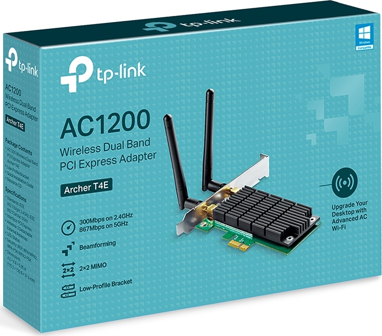 TP-Link Archer T4E AC1200 Wifi Dual B. PCI Express