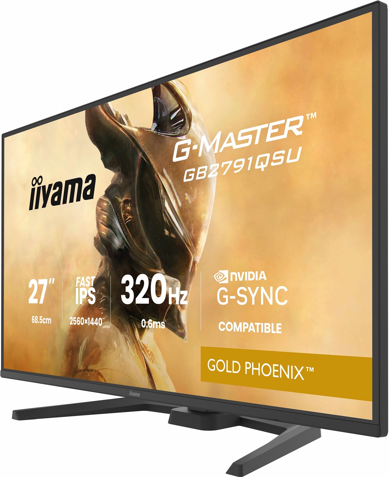 iiyama G-Master/GB2791QSU-B1/27"/IPS/QHD/320Hz/0,6ms/Černá/3R