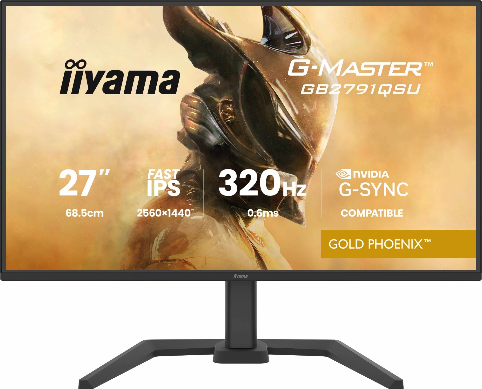 iiyama G-Master/GB2791QSU-B1/27"/IPS/QHD/320Hz/0,6ms/Černá/3R