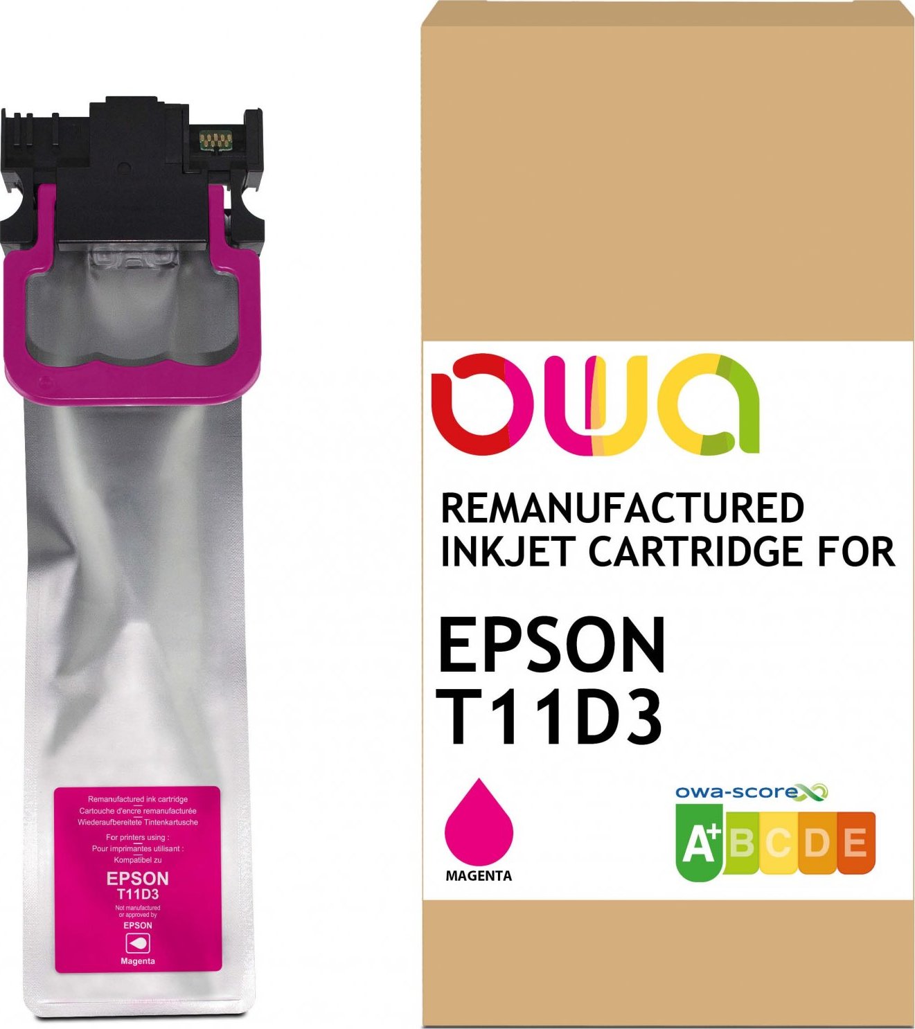 OWA Armor ink-jet pro Epson WF C5390/5890 magenta, 77ml, komp.s C13T11D340