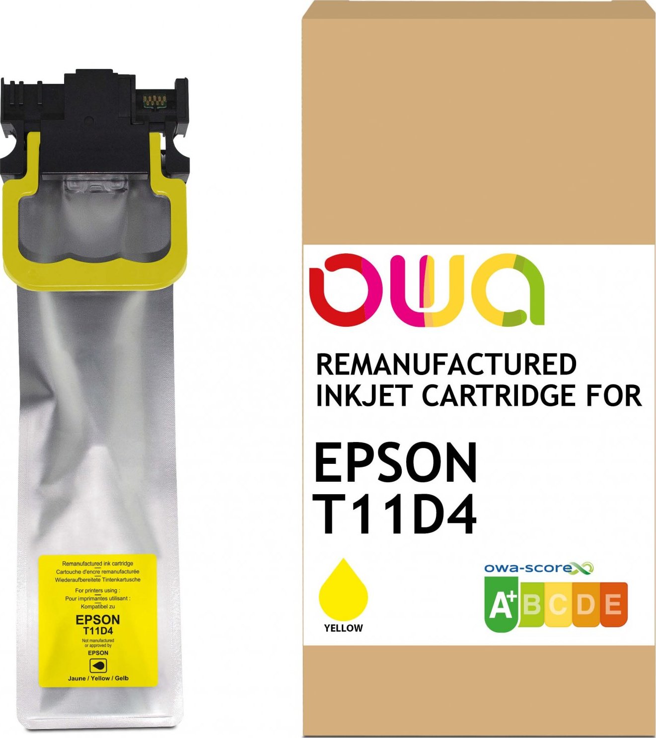 OWA Armor ink-jet pro Epson WF C5390/5890 yellow, 77ml, komp.s C13T11D440