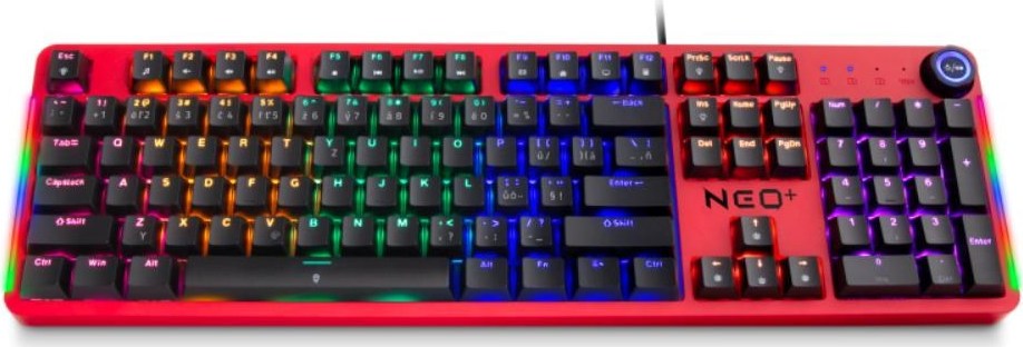 CONNECT IT Herní klávesnice NEO2 + Black, mechanická, USB, ARGB, CZ+SK, černá