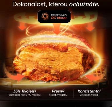 Cosori Turbo Tower Compact horkovzdušná fritéza 8,6 L černá