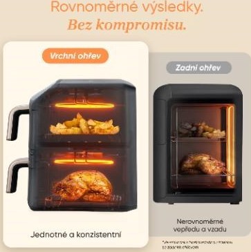 Cosori Turbo Tower Compact horkovzdušná fritéza 8,6 L černá