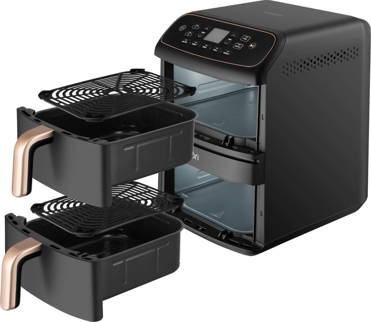 Cosori Turbo Tower Compact horkovzdušná fritéza 8,6 L černá