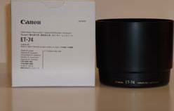 Canon ET-74 sluneční clona
