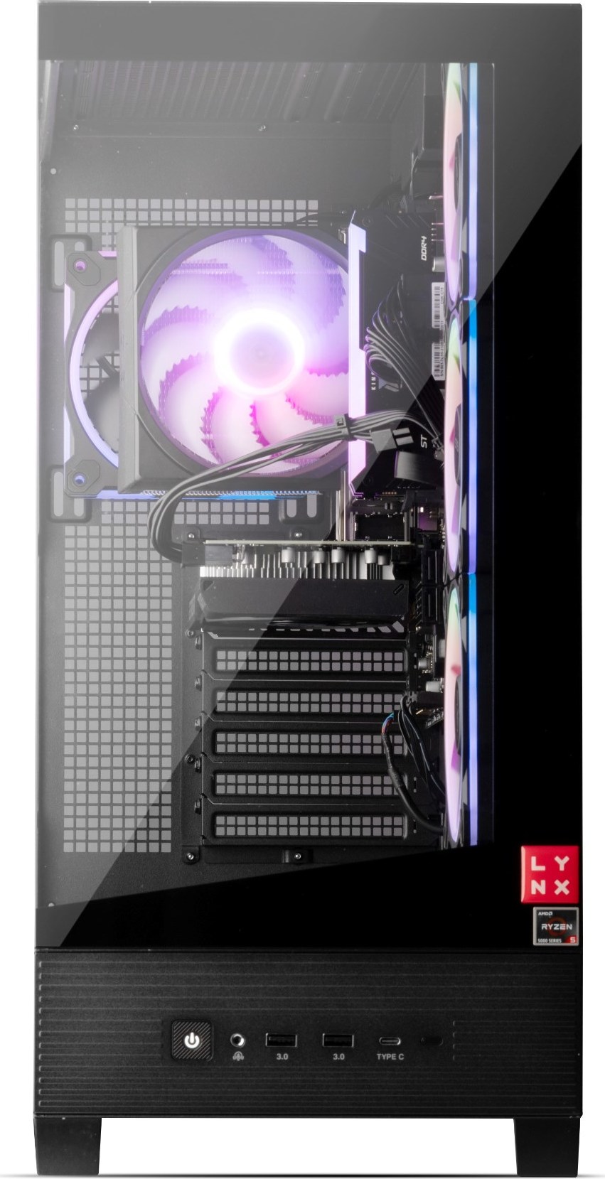 LYNX Challenger Ryzen 7 5800X 32GB 1TB SSD NVMe RTX 5070 12G W11 Home